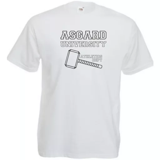Hősök Asgard University - Thor stílus férfi rövid ujjú póló