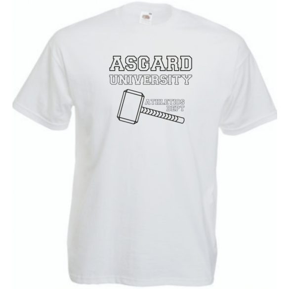 Hősök Asgard University - Thor stílus férfi rövid ujjú póló