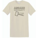 Hősök Asgard University - Thor stílus férfi rövid ujjú póló