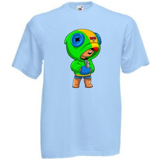 Funny Brawl Stars stílus - Leon gyerek rövid ujjú póló