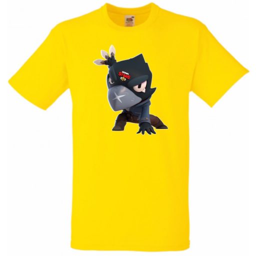 Funny Brawl Stars stílus - Crow gyerek rövid ujjú póló