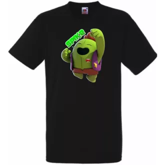 Funny Brawl Stars stílus - Spike gyerek rövid ujjú póló