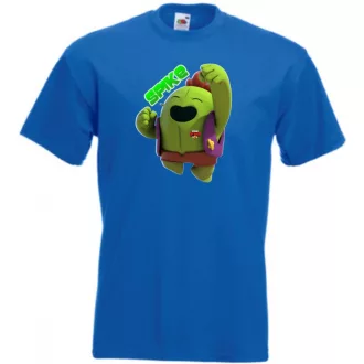 Funny Brawl Stars stílus - Spike gyerek rövid ujjú póló