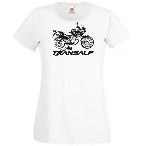 Motor fan Honda Transalp minima női rövid ujjú póló