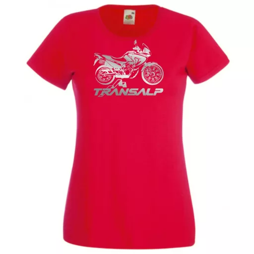Motor fan Honda Transalp minima női rövid ujjú póló