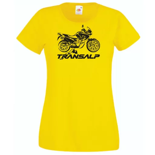 Motor fan Honda Transalp minima női rövid ujjú póló