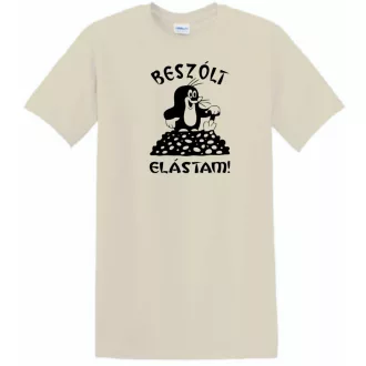   Beszólt, elástam - mondja a kis vakond /A férfi rövid ujjú póló