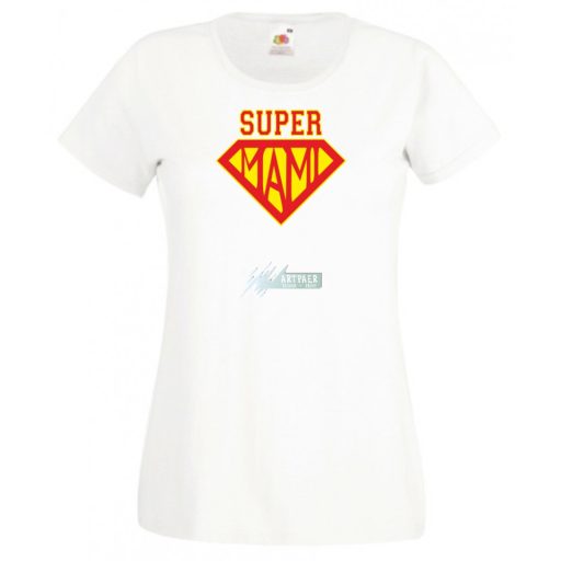 Szuper Mami női rövid ujjú póló
