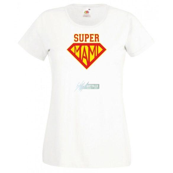 Szuper Mami női rövid ujjú póló