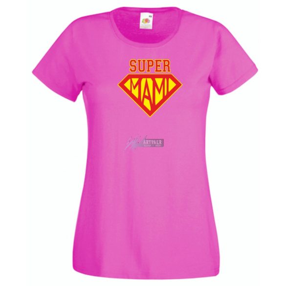 Szuper Mami női rövid ujjú póló
