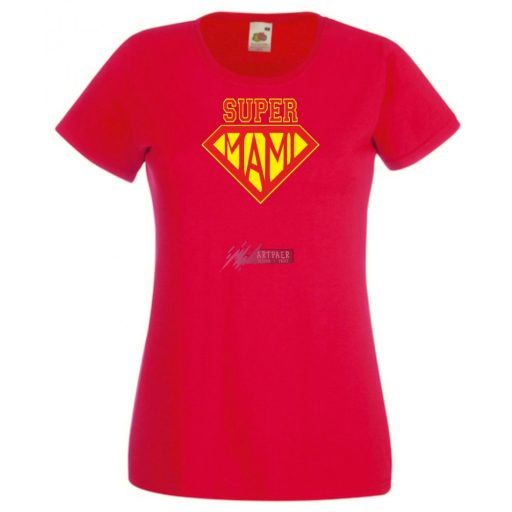 Szuper Mami női rövid ujjú póló