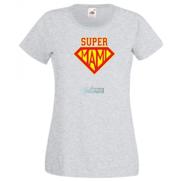 Szuper Mami női rövid ujjú póló