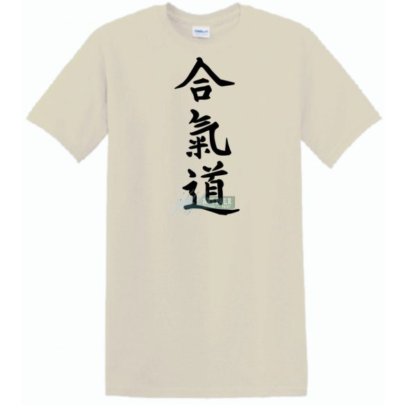 Aikido japán harcművészet -A férfi rövid ujjú póló