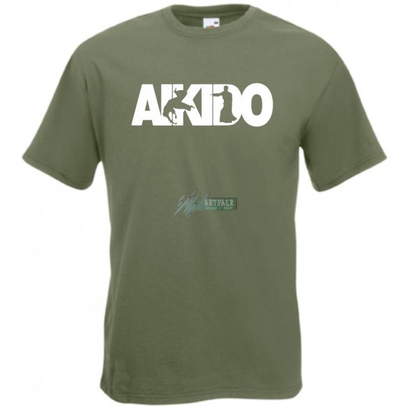 Aikido japán harcművészet -B férfi rövid ujjú póló