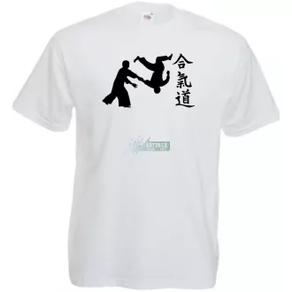 Aikido japán harcművészet -C férfi rövid ujjú póló