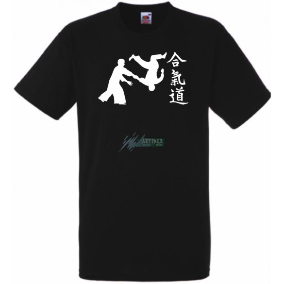 Aikido japán harcművészet -C férfi rövid ujjú póló