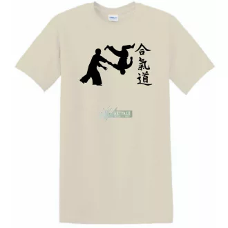 Aikido japán harcművészet -C férfi rövid ujjú póló
