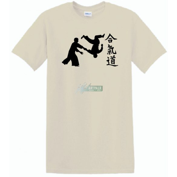 Aikido japán harcművészet -C férfi rövid ujjú póló