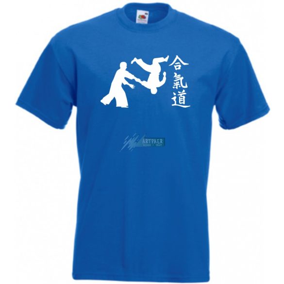 Aikido japán harcművészet -C férfi rövid ujjú póló