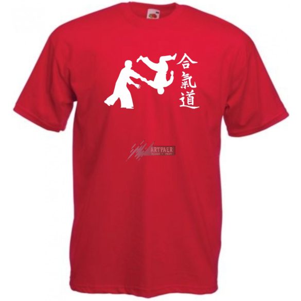 Aikido japán harcművészet -C férfi rövid ujjú póló