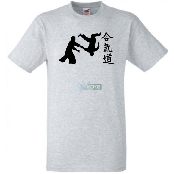 Aikido japán harcművészet -C férfi rövid ujjú póló
