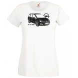 Auto fan Opel Zafira minima női rövid ujjú póló