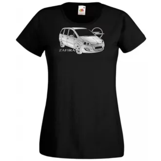 Auto fan Opel Zafira minima női rövid ujjú póló