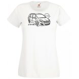 Auto fan Opel Zafira rajz női rövid ujjú póló