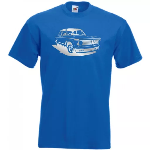 Auto fan BMW 2002 minima férfi rövid ujjú póló