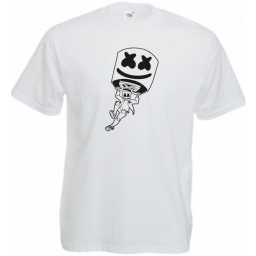 Sikló ernyős - Fortnite stílusban, stencil minima -B gyerek rövid ujjú póló