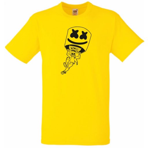 Sikló ernyős - Fortnite stílusban, stencil minima -B gyerek rövid ujjú póló