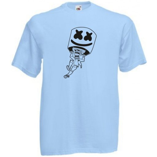 Sikló ernyős - Fortnite stílusban, stencil minima -B gyerek rövid ujjú póló