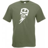 Sikló ernyős - Fortnite stílusban, stencil minima -B férfi rövid ujjú póló