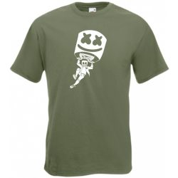   Sikló ernyős - Fortnite stílusban, stencil minima -B férfi rövid ujjú póló