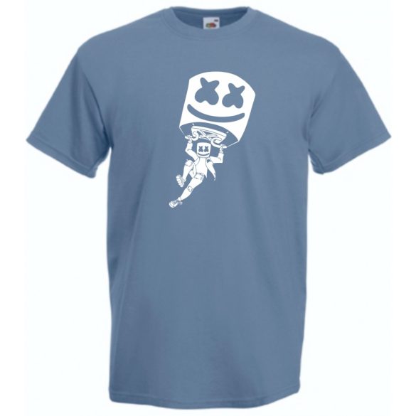 Sikló ernyős - Fortnite stílusban, stencil minima -B férfi rövid ujjú póló