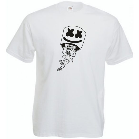 Sikló ernyős - Fortnite stílusban, stencil minima -B férfi rövid ujjú póló