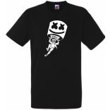 Sikló ernyős - Fortnite stílusban, stencil minima -B férfi rövid ujjú póló