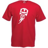 Sikló ernyős - Fortnite stílusban, stencil minima -B férfi rövid ujjú póló