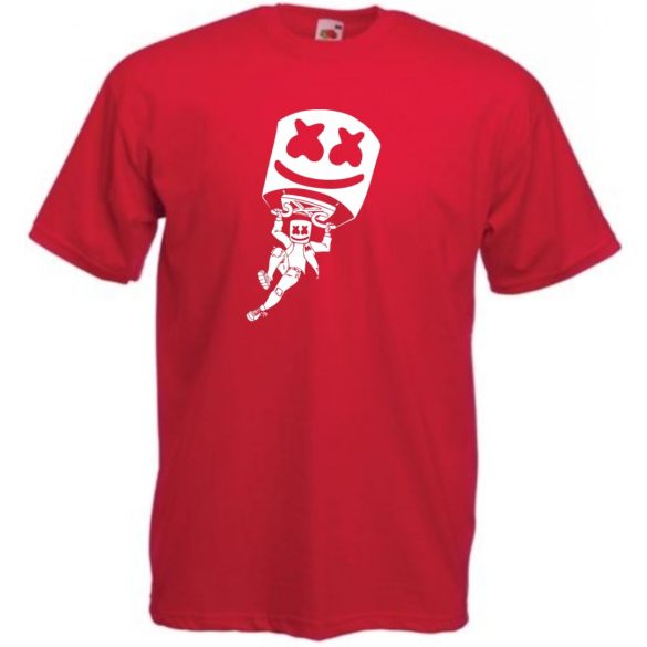 Sikló ernyős - Fortnite stílusban, stencil minima -B férfi rövid ujjú póló