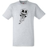 Sikló ernyős - Fortnite stílusban, stencil minima -B férfi rövid ujjú póló