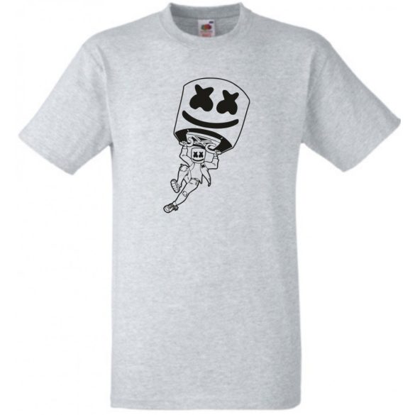 Sikló ernyős - Fortnite stílusban, stencil minima -B férfi rövid ujjú póló