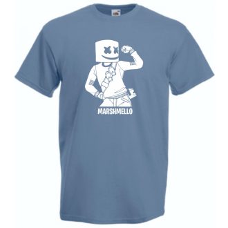   Ott voltam - Fortnite stílusban, rajz minima férfi rövid ujjú póló