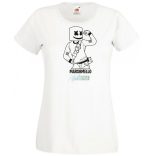 Ott voltam - Fortnite stílusban, rajz minima női rövid ujjú póló