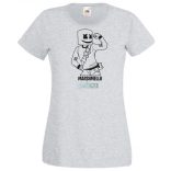 Ott voltam - Fortnite stílusban, rajz minima női rövid ujjú póló