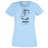 Ott voltam - Fortnite stílusban, rajz minima női rövid ujjú póló