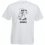 Ott voltam - Fortnite stílusban, rajz minima férfi rövid ujjú póló