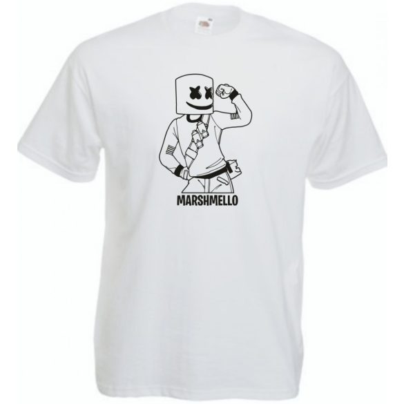 Ott voltam - Fortnite stílusban, rajz minima férfi rövid ujjú póló