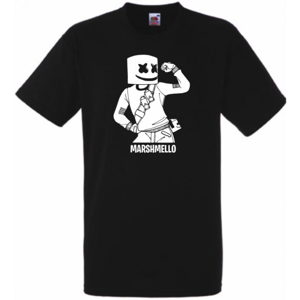 Ott voltam - Fortnite stílusban, rajz minima férfi rövid ujjú póló