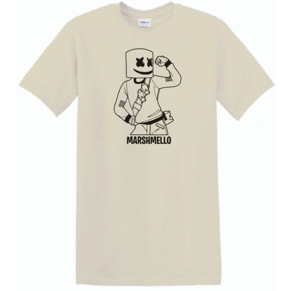 Ott voltam - Fortnite stílusban, rajz minima férfi rövid ujjú póló