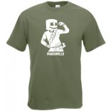 Ott voltam - Fortnite stílusban, rajz minima férfi rövid ujjú póló